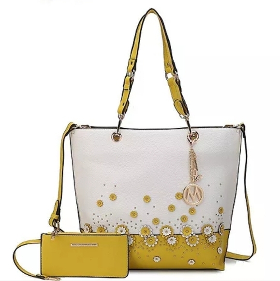 MKF Collection Petra Tote Bag with Wristlet Wallet‎ by Mia K NWT - Picture 1 of 16